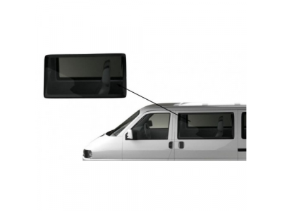 IVECO Daily боковое среднее (шелк 2 окна) левое чер. от KMK Glass IVECO Daily боковое среднее (шелк 2 окна) левое чер.