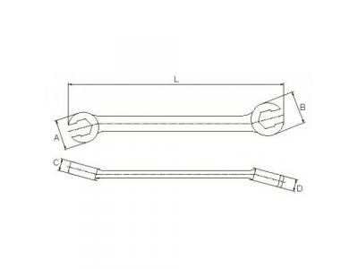 Ключ разрезной 3/8" x 7/16" от LICOTA Ключ разрезной 3/8" x 7/16"