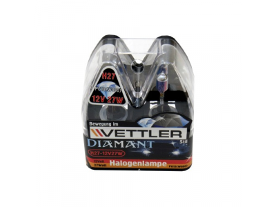 Лампа галоген.H27 12 V 27 W Diamant (к-т) 880 (PG13) VETTLER